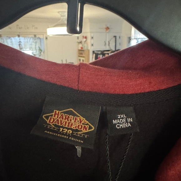 Harley Davidson 120th Anniversary Hoodie with Zipper NWT XXL - Picture 3 of 8